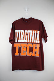 Virginia Tech Football Go Hokies Maroon T-Shirt (L)