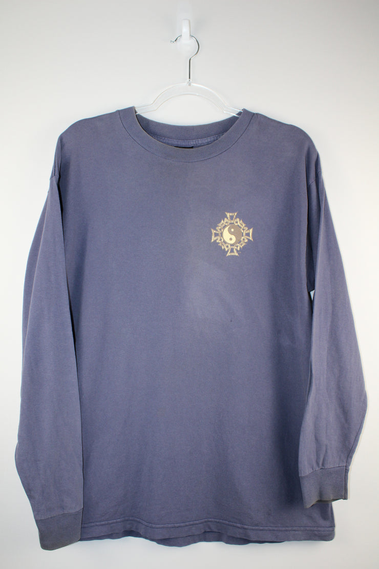 T&C Designs Hawaii Long Sleeve Surf Blue T-Shirt (M)