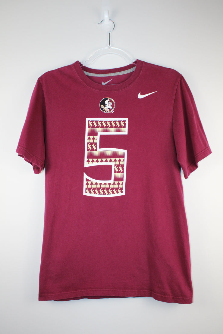 Nike Florida State Seminoles American Football Maroon T-Shirt (XS)