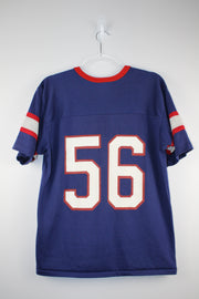Vintage New York Giants 56 NFL Blue T-Shirt (L)