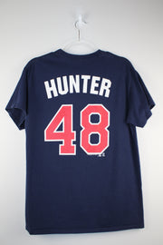 MLB Minnesota Hunter 48 Navy Blue T-Shirt (S)