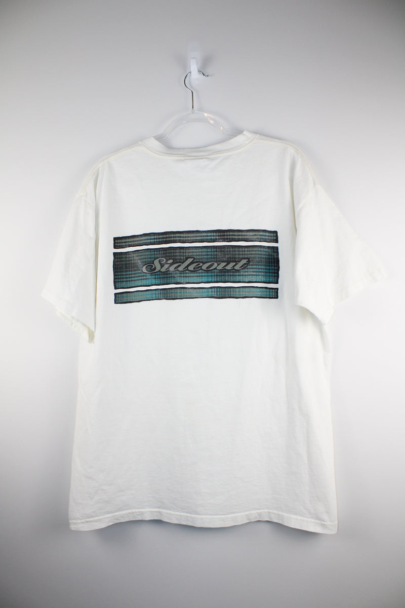 Sideout 90s Surf White T-Shirt (XL) – Wacky Vintage