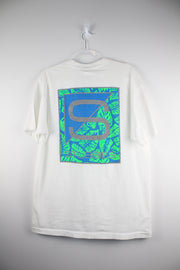 Stubbies 90s Surf White T-Shirt (XL)