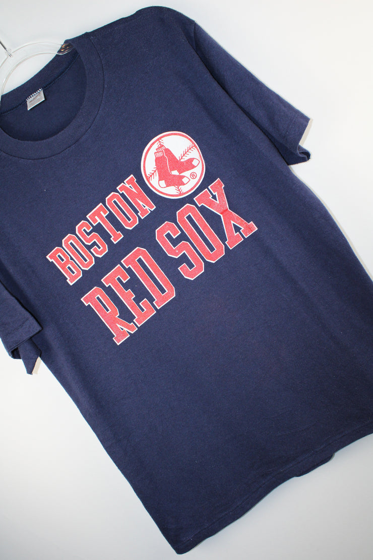 Boston Red Sox Navy Blue T-Shirt (L)