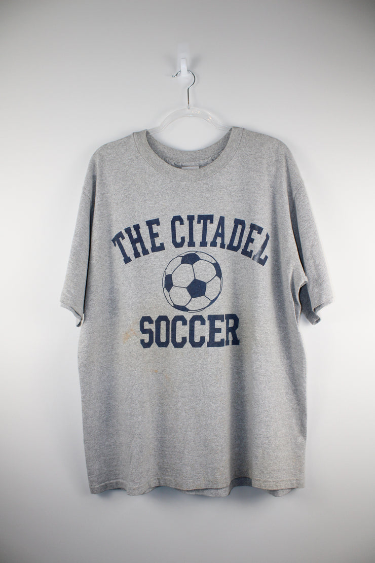 The Citadel Soccer Grey T-Shirt (2XL)