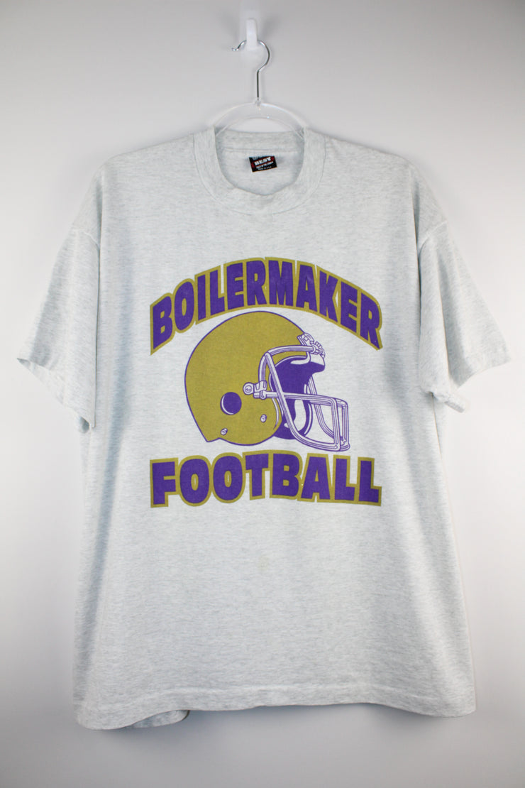 Boilermaker American Football Grey T-Shirt (3XL)