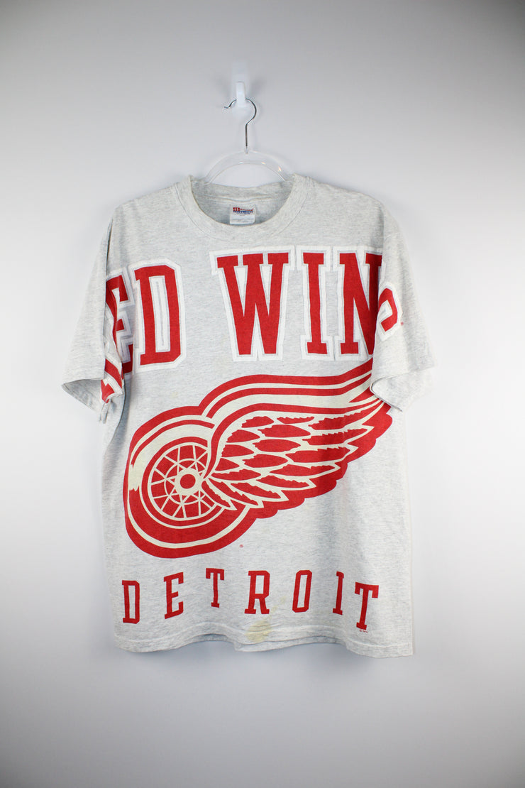 Detroit Red Wings NHL Light Grey T-Shirt (L)