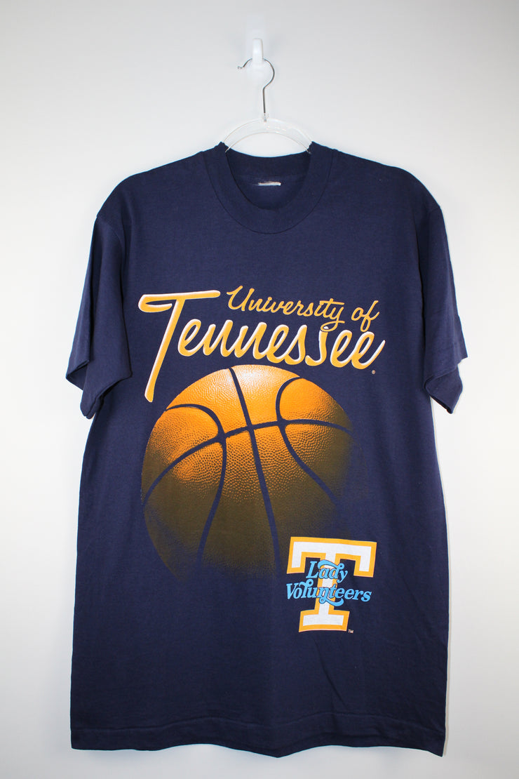 University of Tennessee Basketball Navy Blue T-Shirt (L)