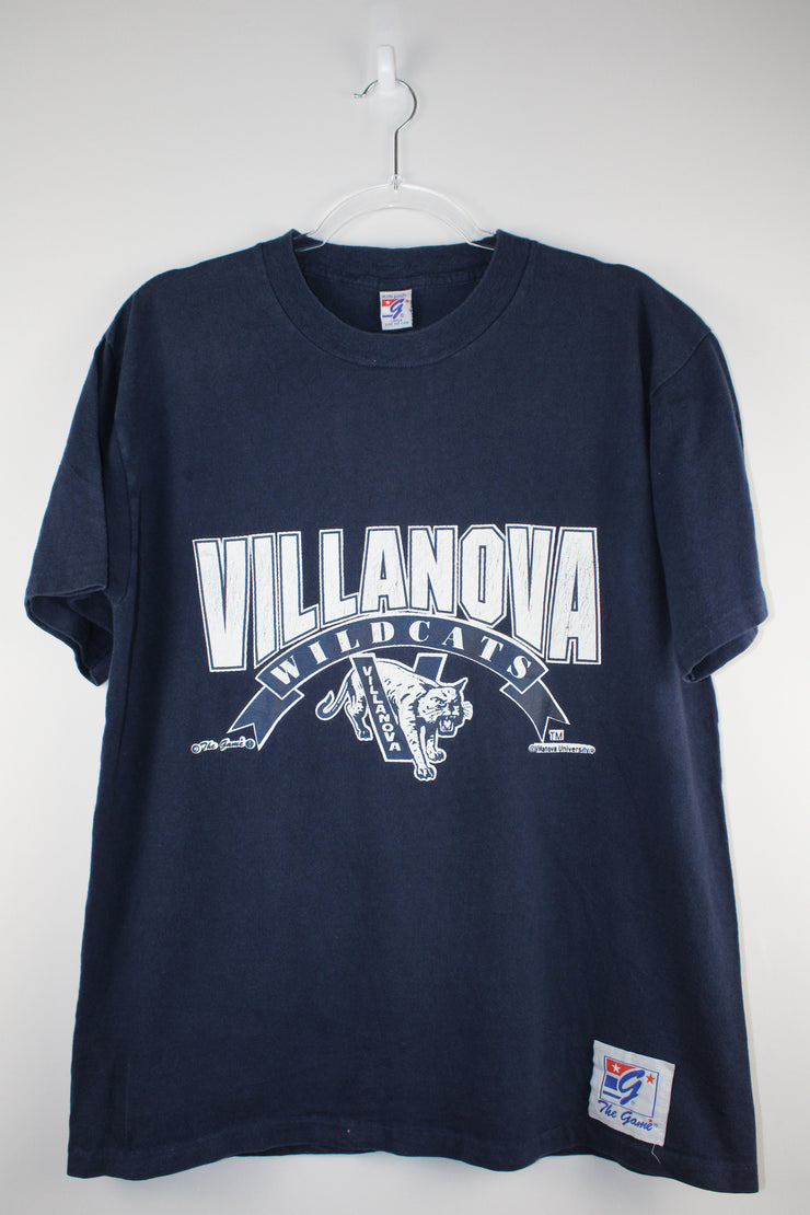 Villanova University Wildcats Navy Blue T-Shirt (L)