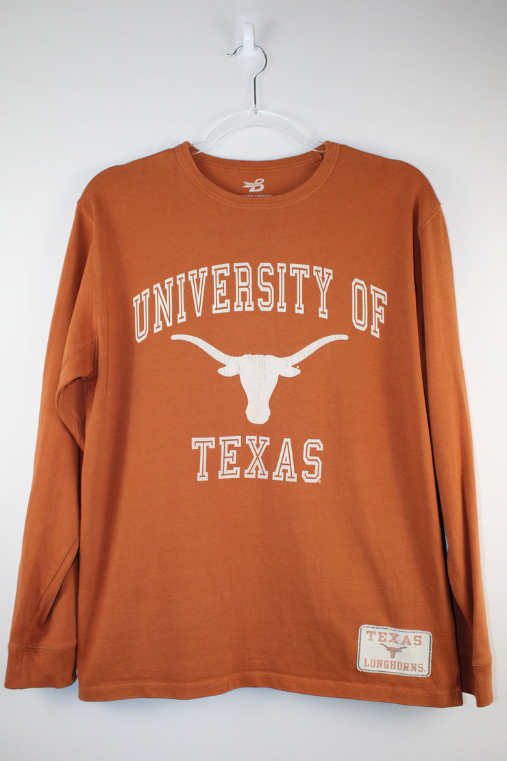 University of Texas American Football Orange Long Sleeve T-Shirt (M)