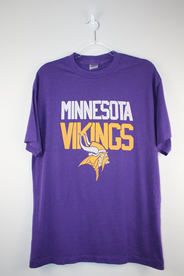 Minnesota Vikings NFL Purple T-Shirt (M)