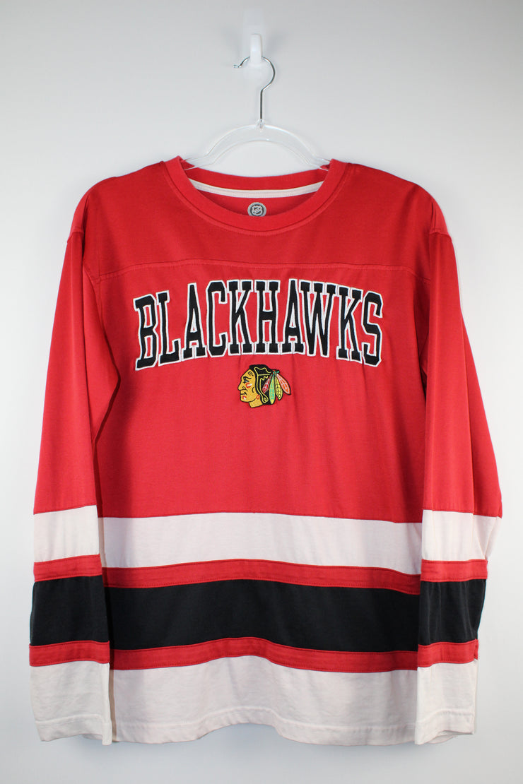 Blackhawks NHL Vintage Jersey Red T-Shirt (M)