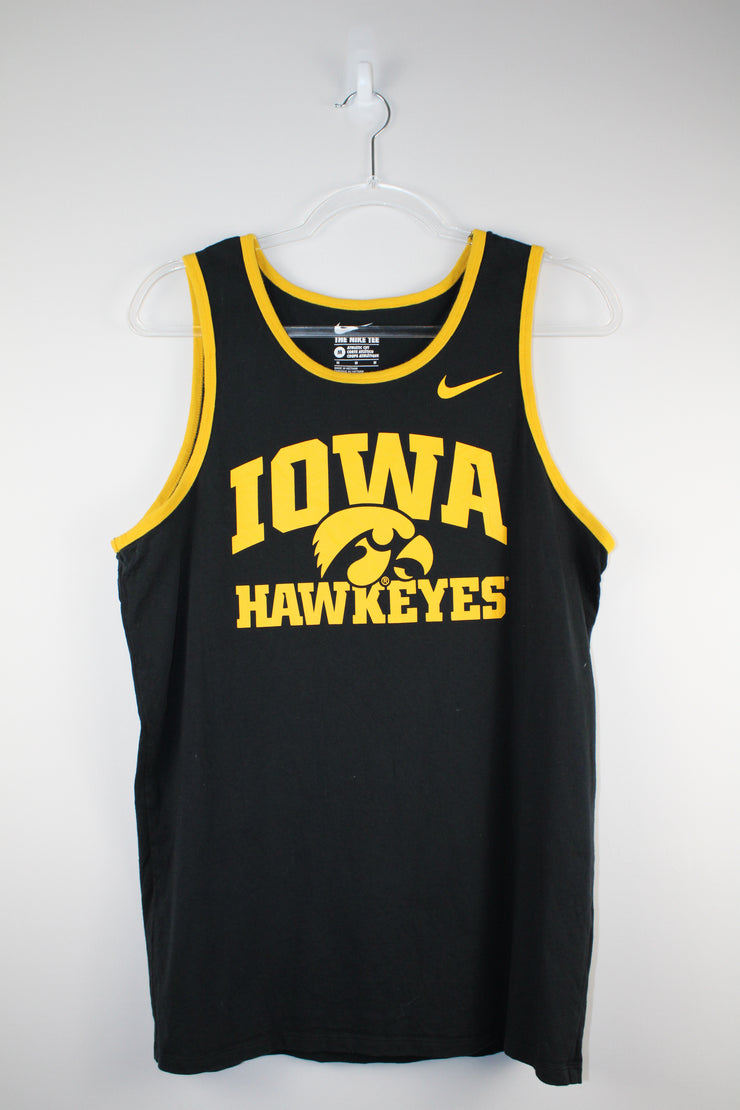 Nike Iowa Hawkeyes University Football Tank Top Black T-Shirt (S)
