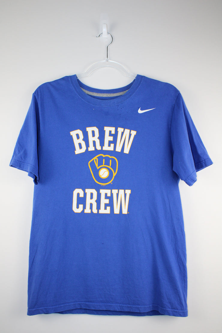 Nike Baseball Brew Crew Blue T-Shirt (S)