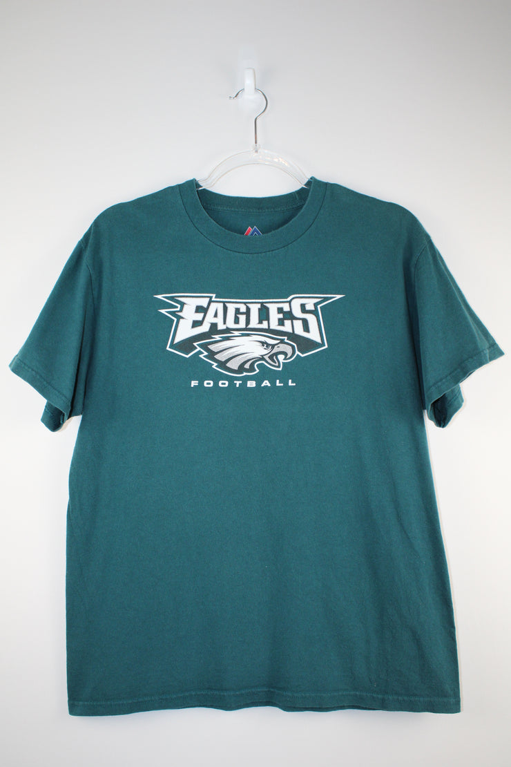 NFL Eagles Football Green T-Shirt (S)