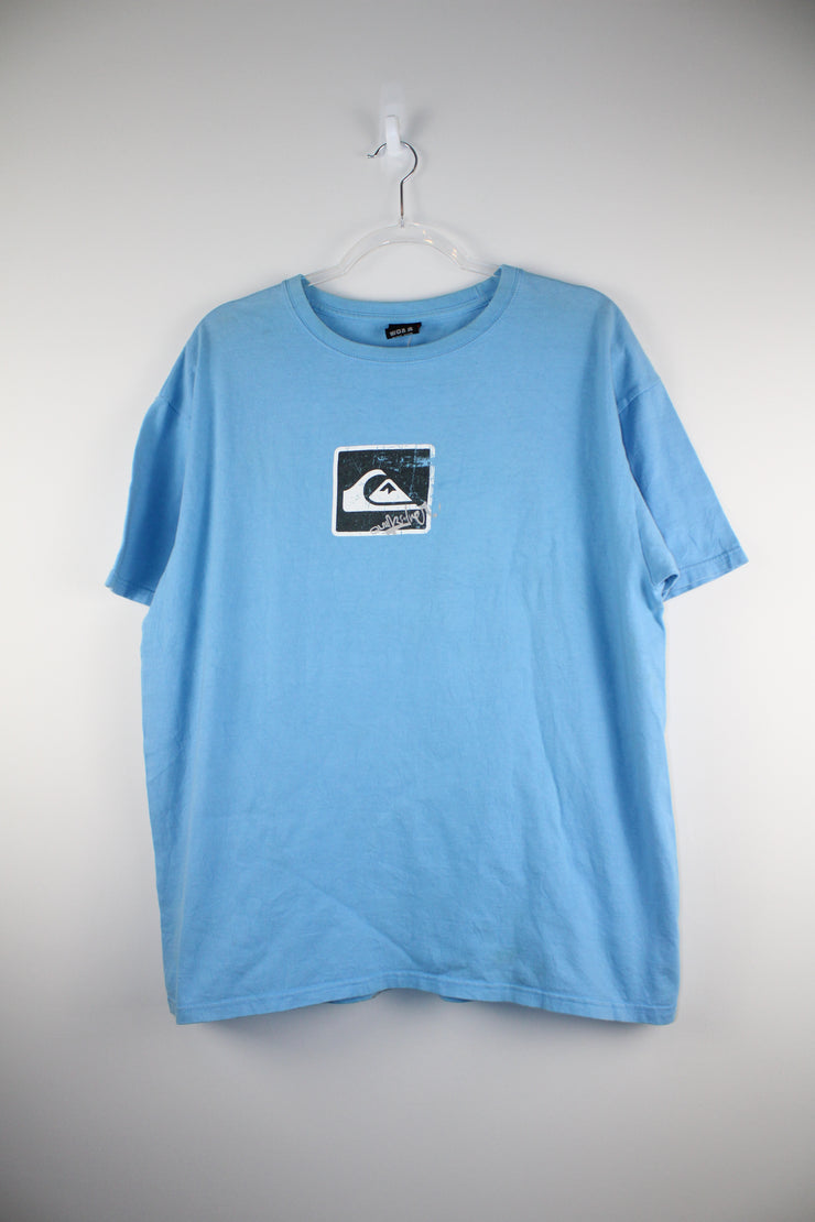 Quiksilver Surfing Retro Blue T-Shirt (XL)