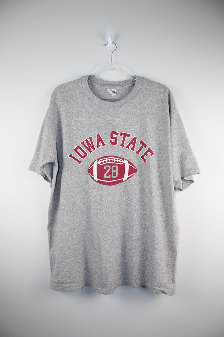Iowa State University American Football Grey T-Shirt (XL)