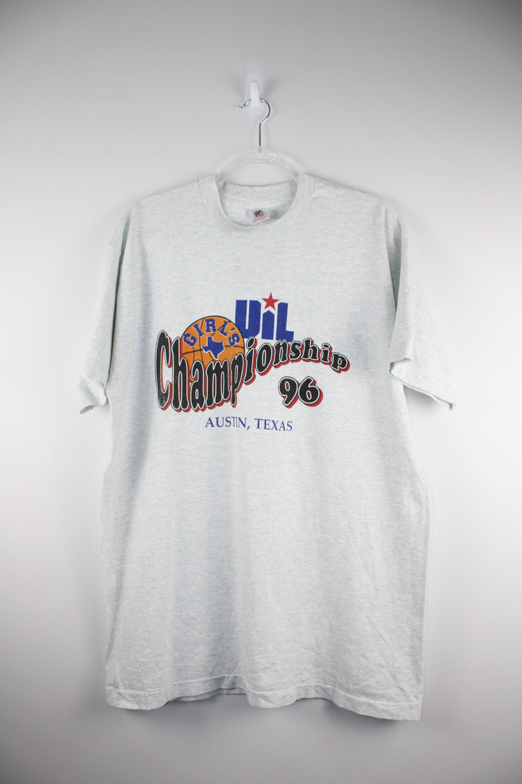 Girls 1996 Austin Texas Basketball Champions Grey T-Shirt (XL)