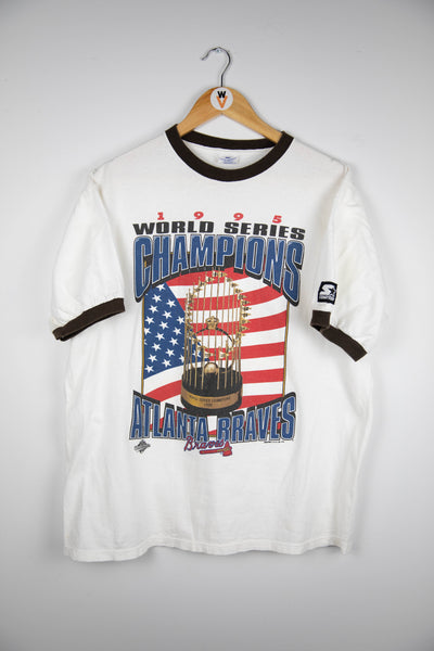 1995 World Series Cleveland Indians VS Atlanta Braves MLB RAP Tee